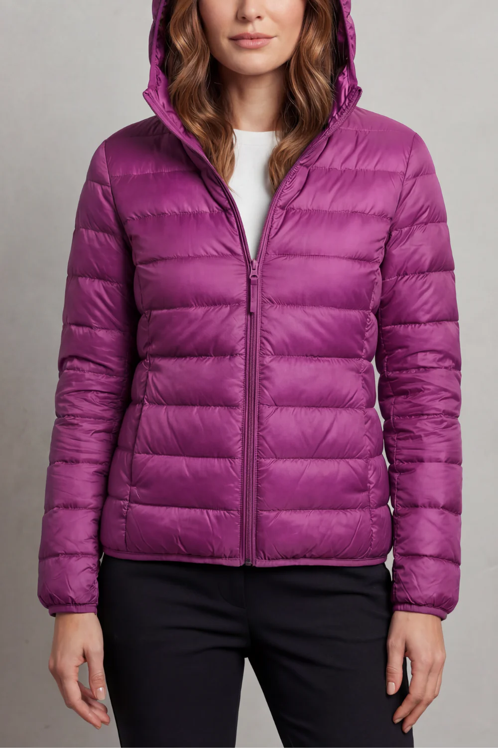 Aela – Ultra light – Packable hooded puffer jacket - Image 15