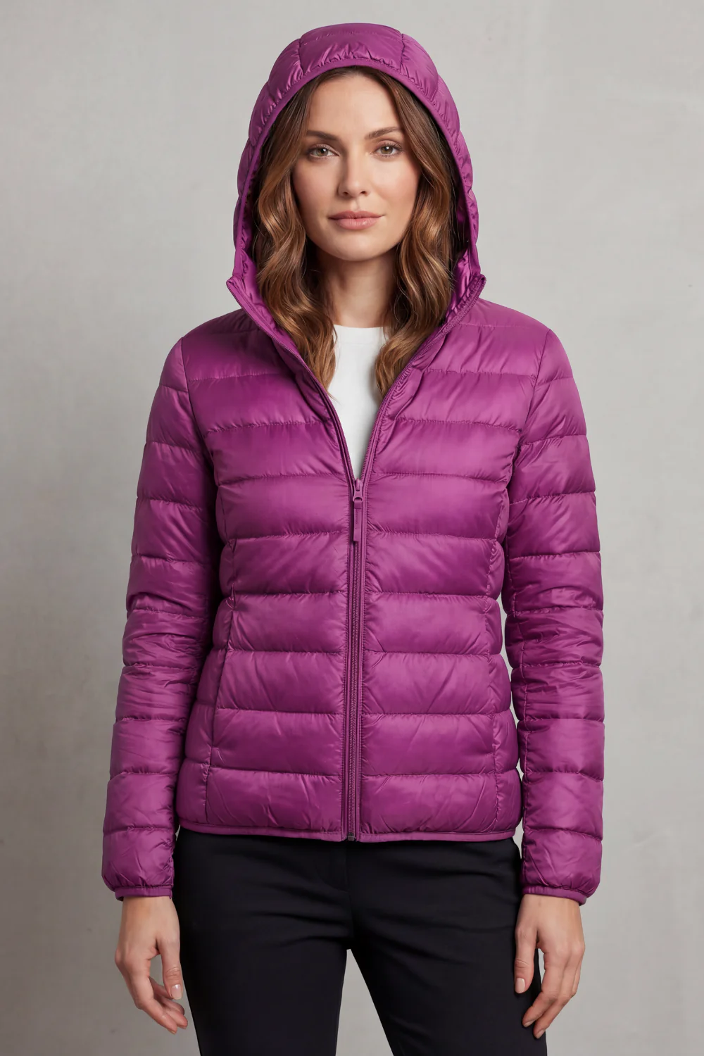 Aela – Ultra light – Packable hooded puffer jacket - Image 16