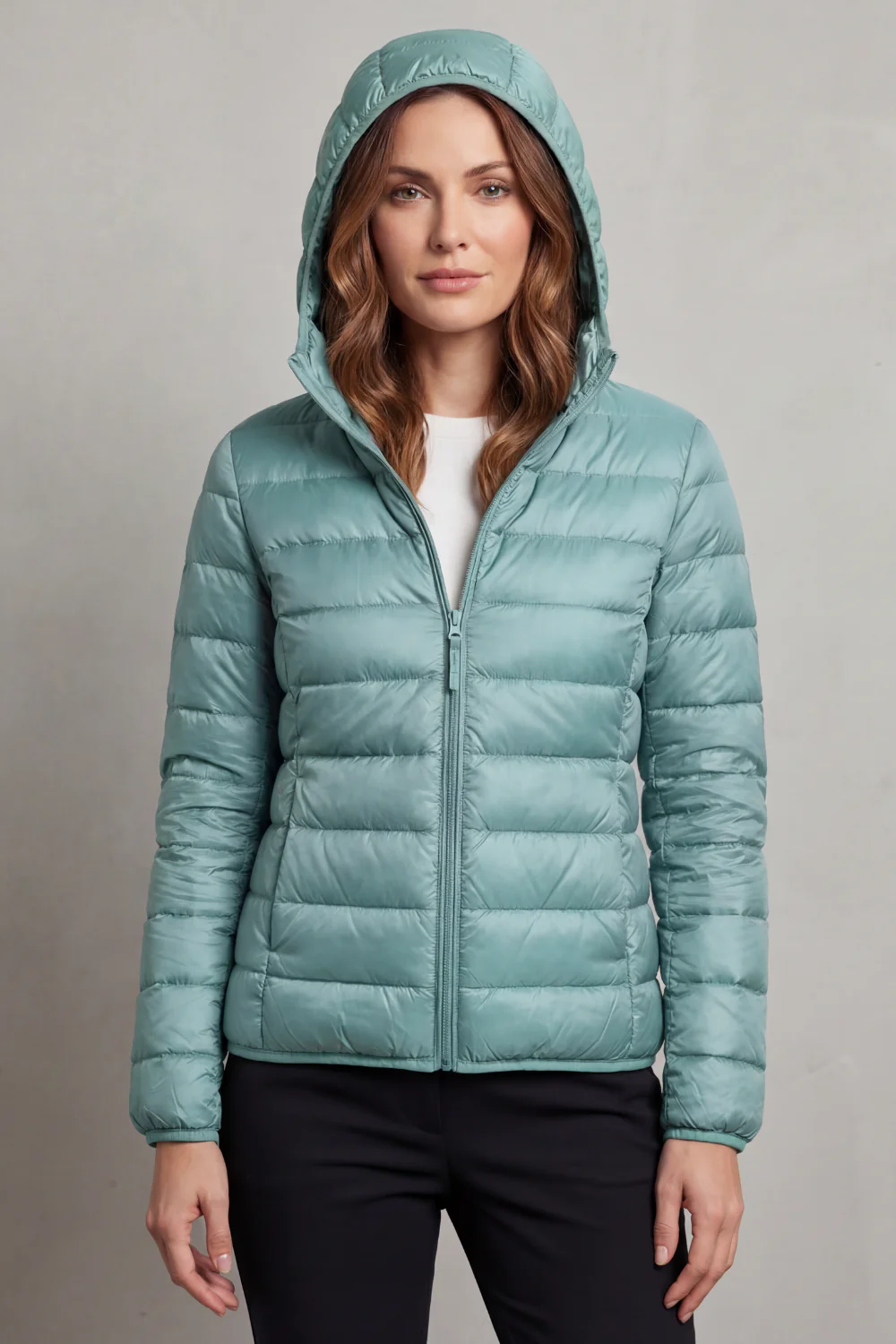 Aela – Ultra light – Packable hooded puffer jacket - Image 22