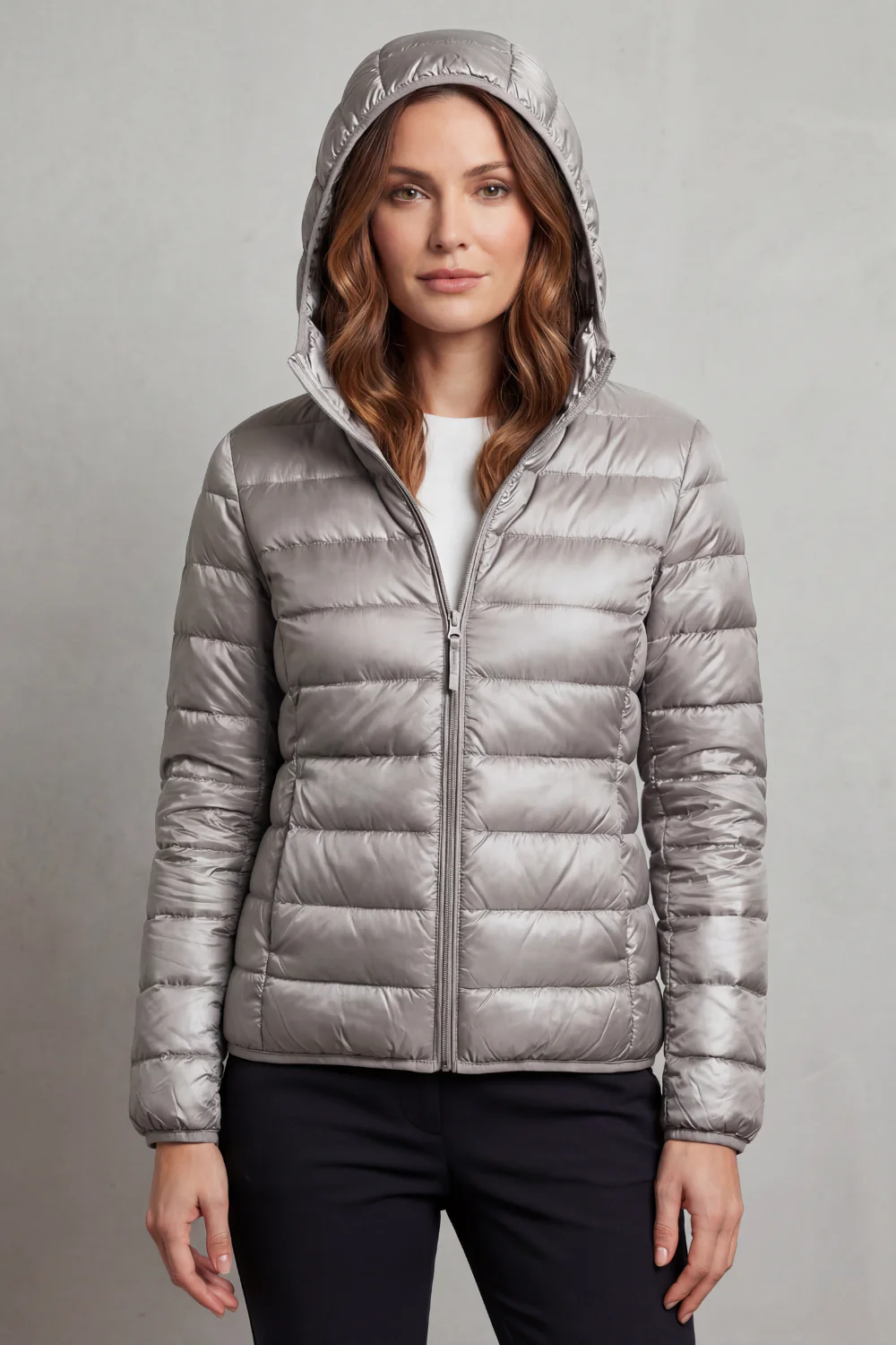 Aela – Ultra light – Packable hooded puffer jacket - Image 6