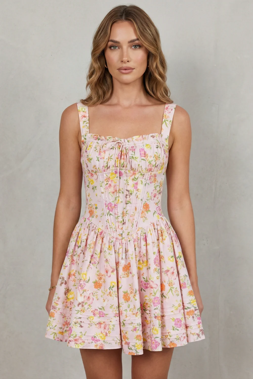 Avellina – Soft floral charm – Mini dress - Image 2