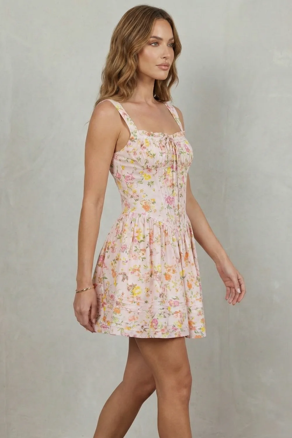 Avellina – Soft floral charm – Mini dress - Image 3