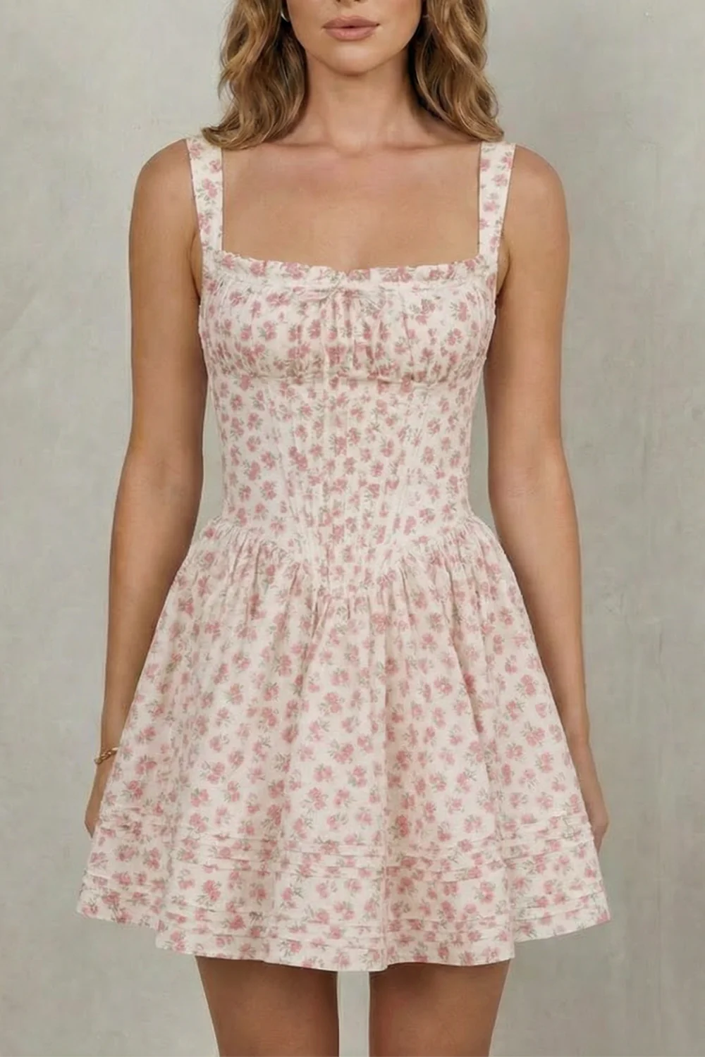 Avellina – Soft floral charm – Mini dress - Image 7