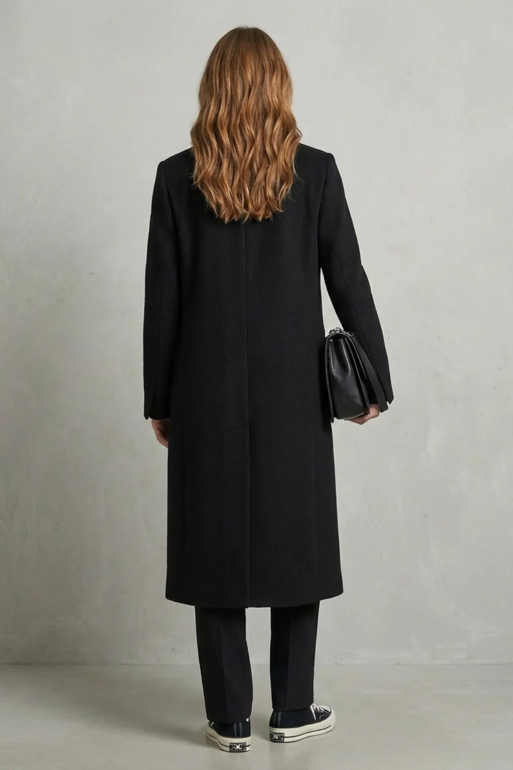 Avenza – Herringbone weave – Hepburn wool overcoat - Image 4