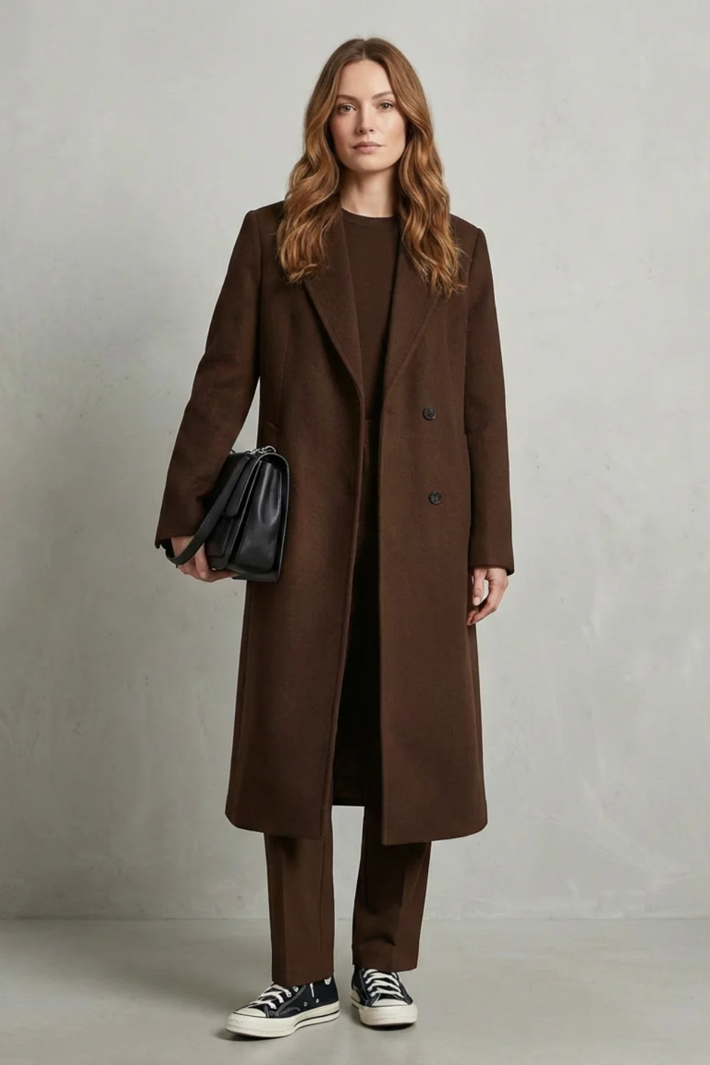 Avenza – Herringbone weave – Hepburn wool overcoat - Image 6