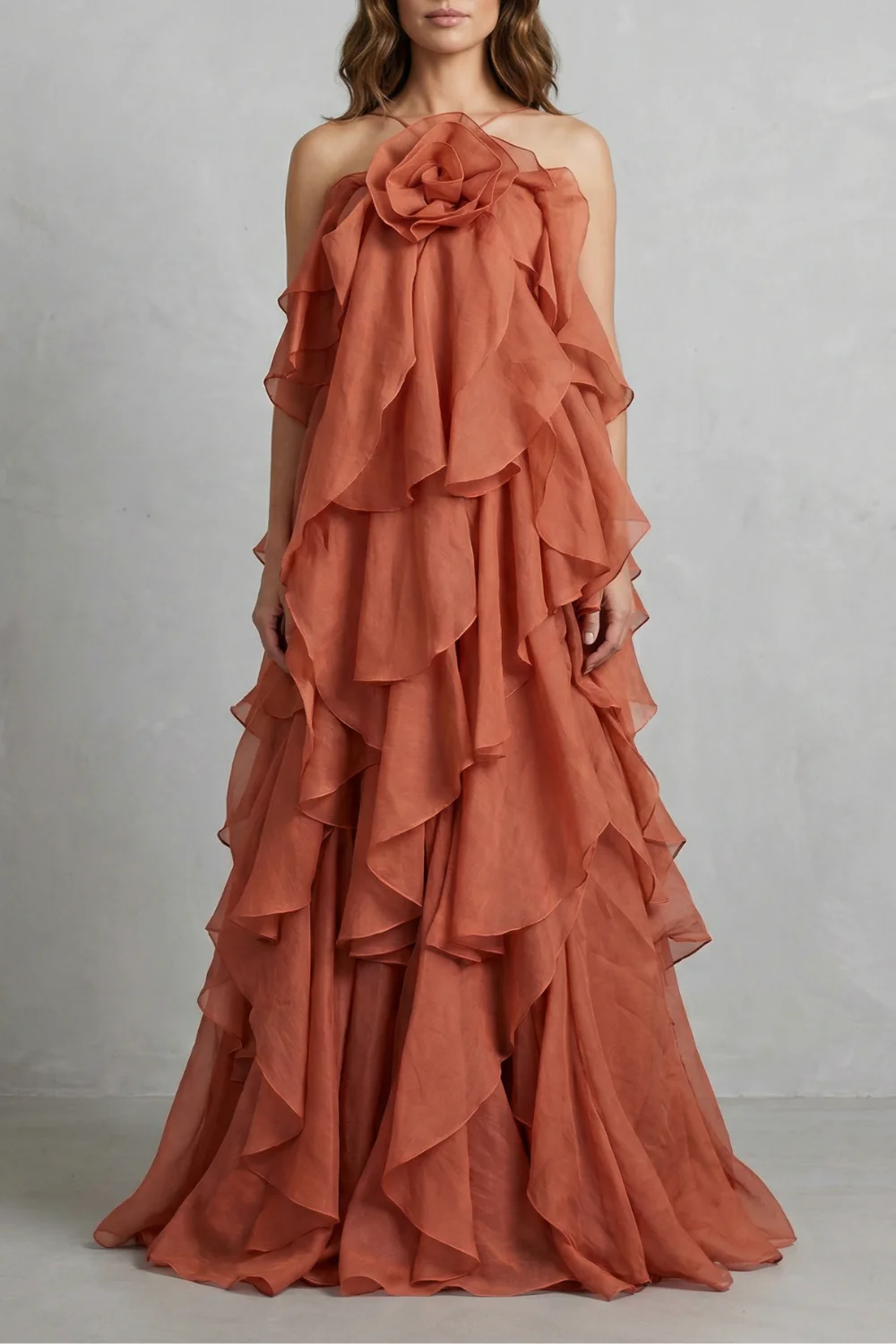 Bellarose – Layered ruffle statement – Maxi dress
