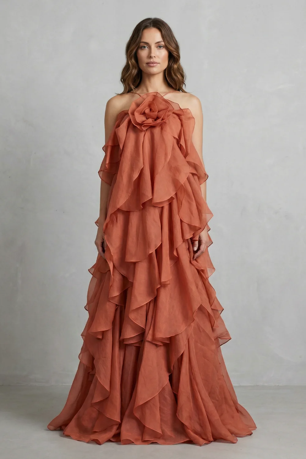 Bellarose – Layered ruffle statement – Maxi dress - Image 2