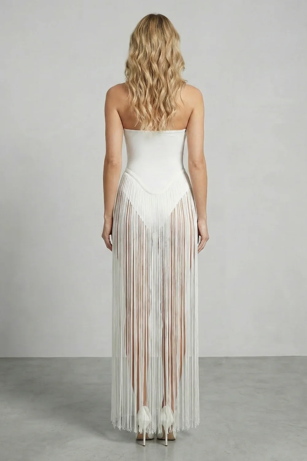 Brivelle – Fringe panel allure – Mini dress - Image 4