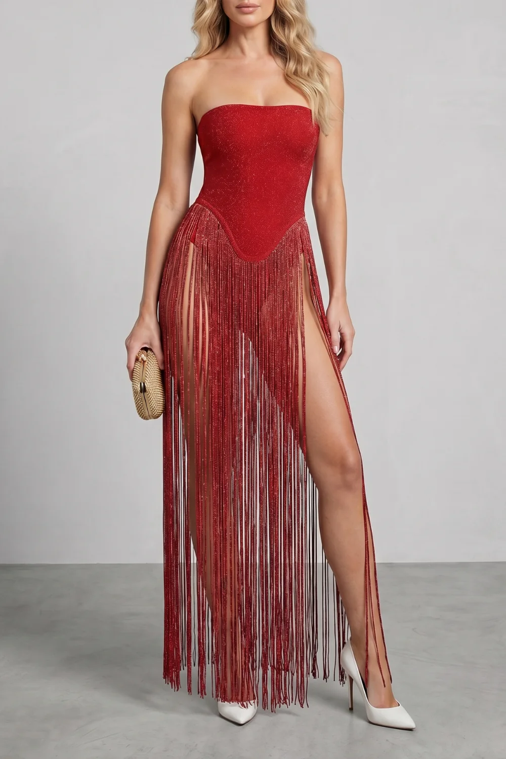 Brivelle – Fringe panel allure – Mini dress - Image 5