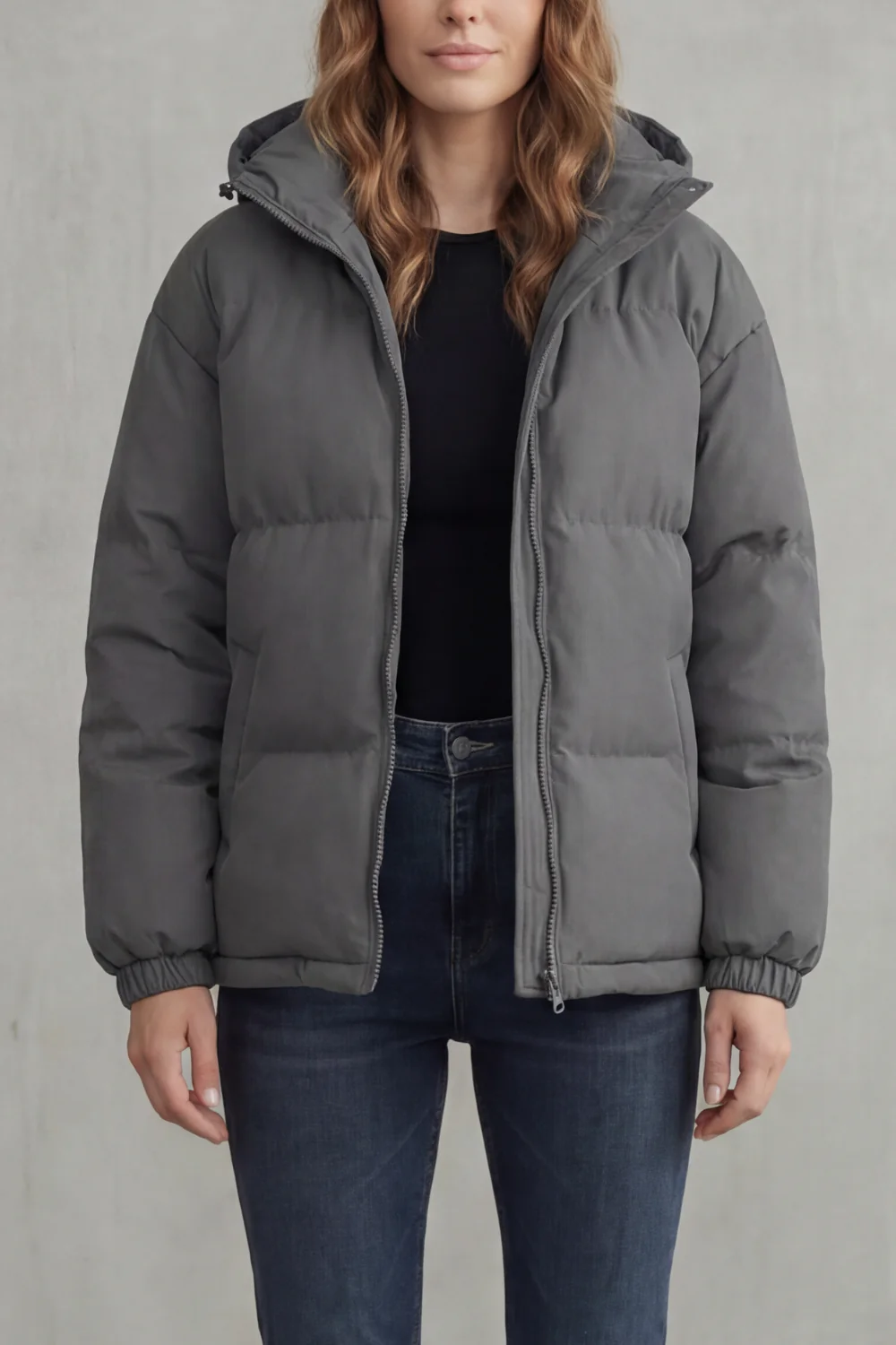 Caeloria – Quilted warmth – Hooded puffer jacket - Image 11
