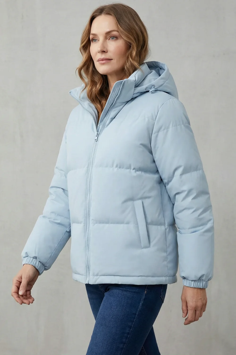 Caeloria – Quilted warmth – Hooded puffer jacket - Image 3