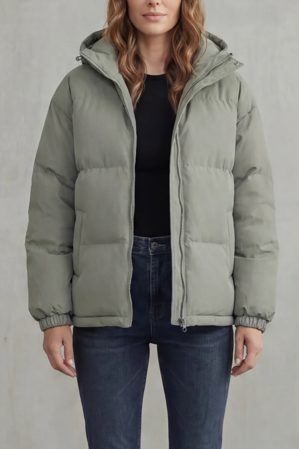 Caeloria – Quilted warmth – Hooded puffer jacket - Image 9