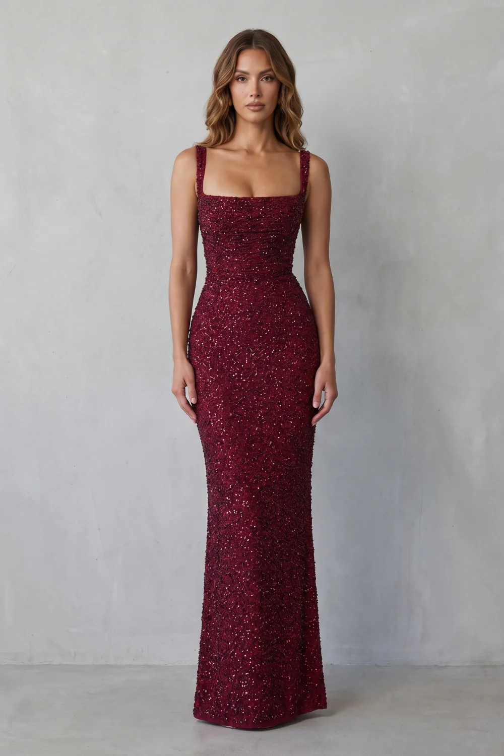Calanthea – Sequin sculpt glamour – Maxi dress - Image 2