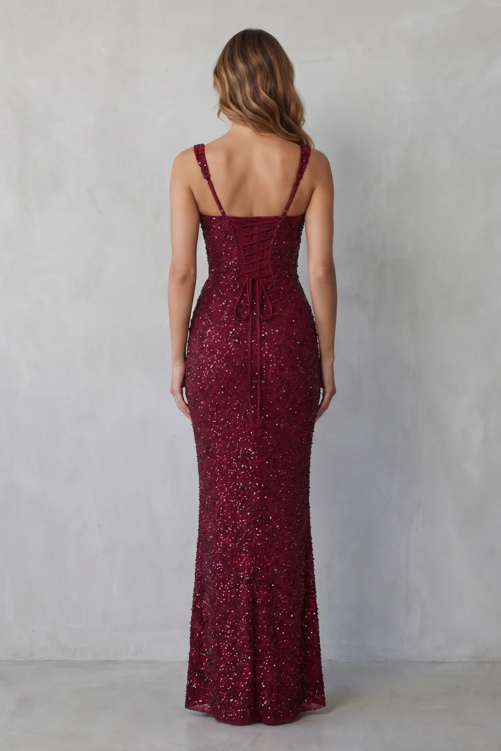 Calanthea – Sequin sculpt glamour – Maxi dress - Image 4