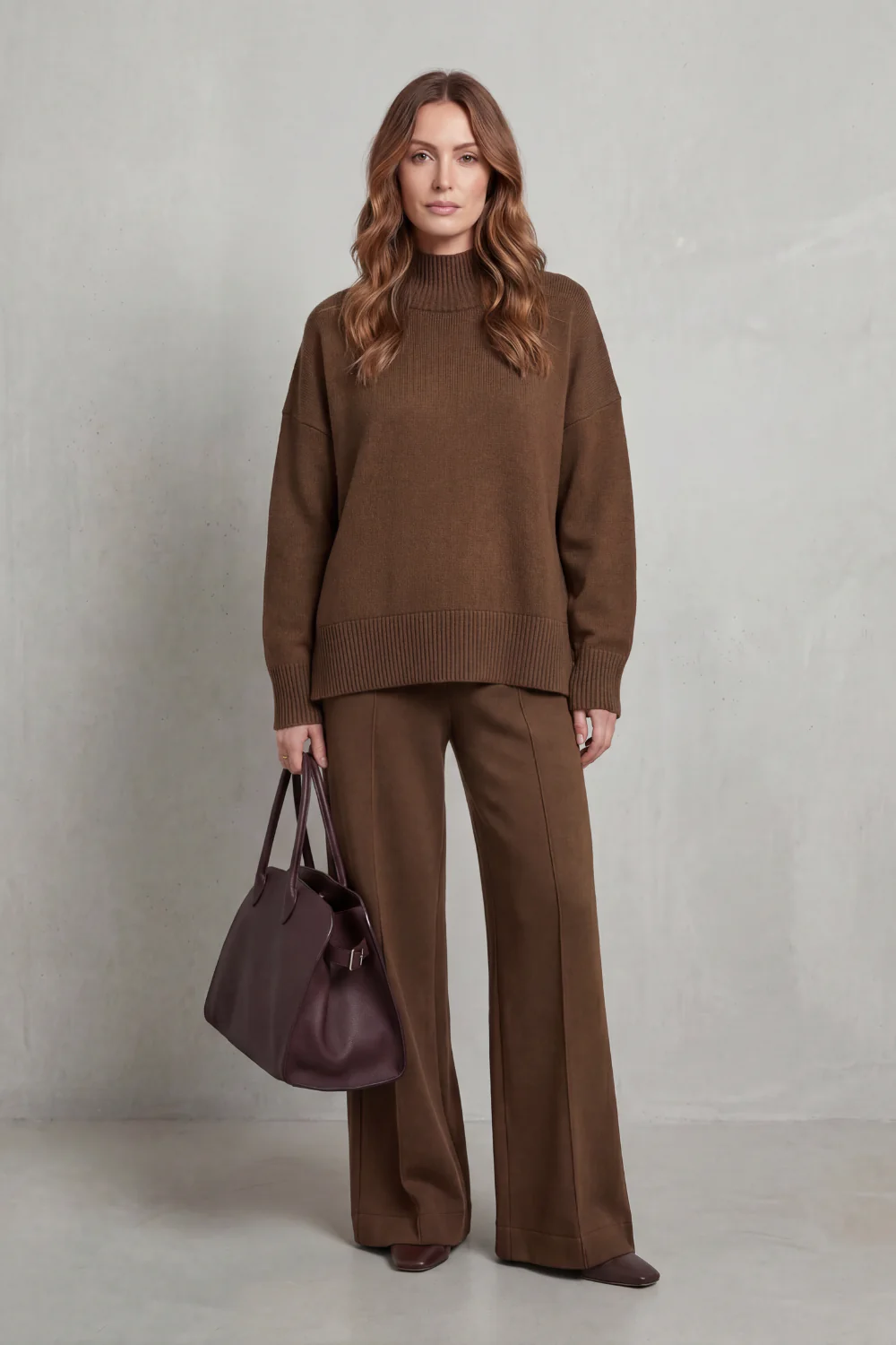 Casavella – Folded collar charm – Knit lounge set - Image 10