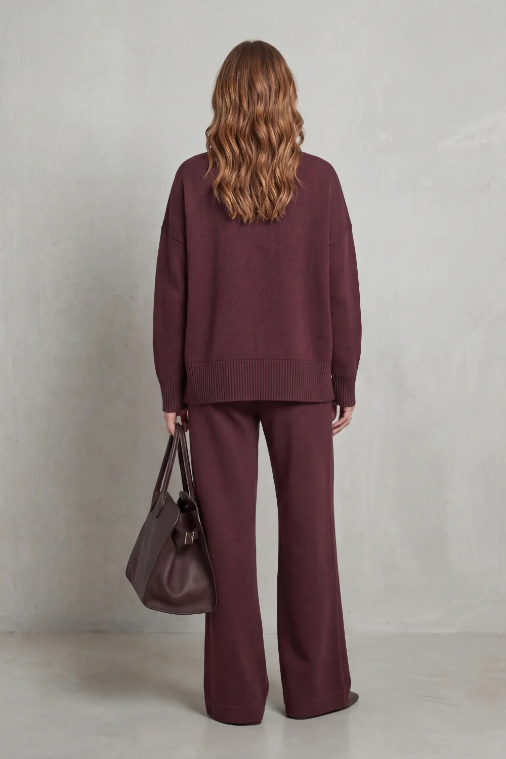 Casavella – Folded collar charm – Knit lounge set - Image 4