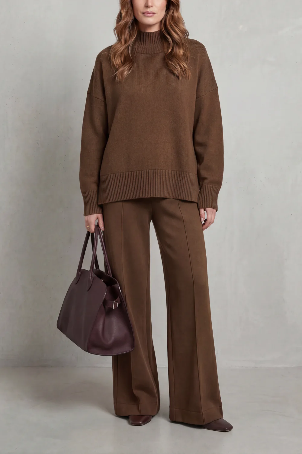 Casavella – Folded collar charm – Knit lounge set - Image 9
