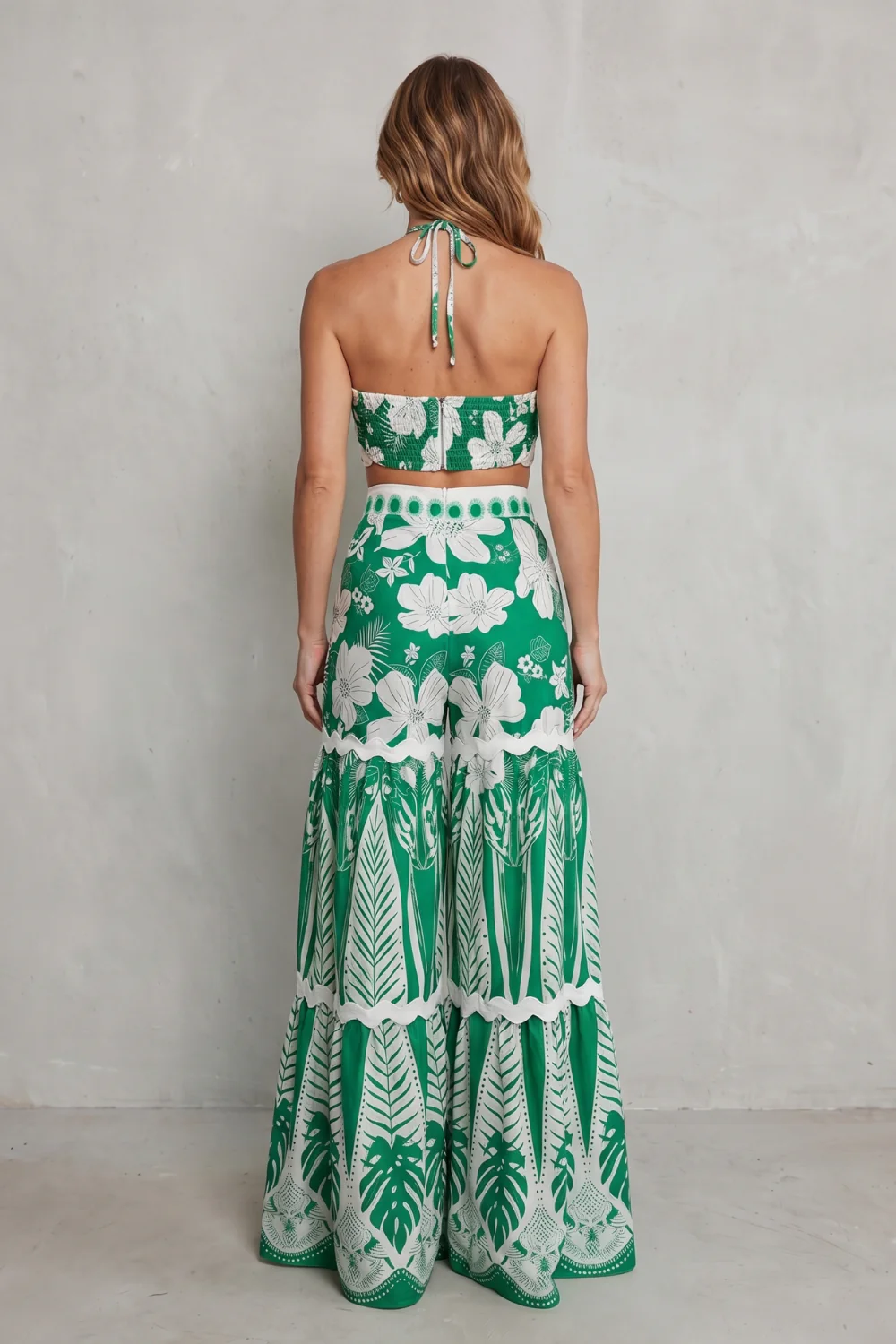 Cassira – Tropical print allure – Two-piece set - Image 4