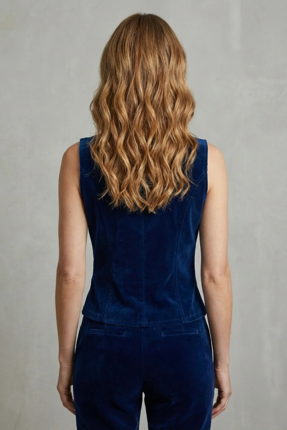 Cavallure – Double-breasted cut – Velvet military vest - Image 4