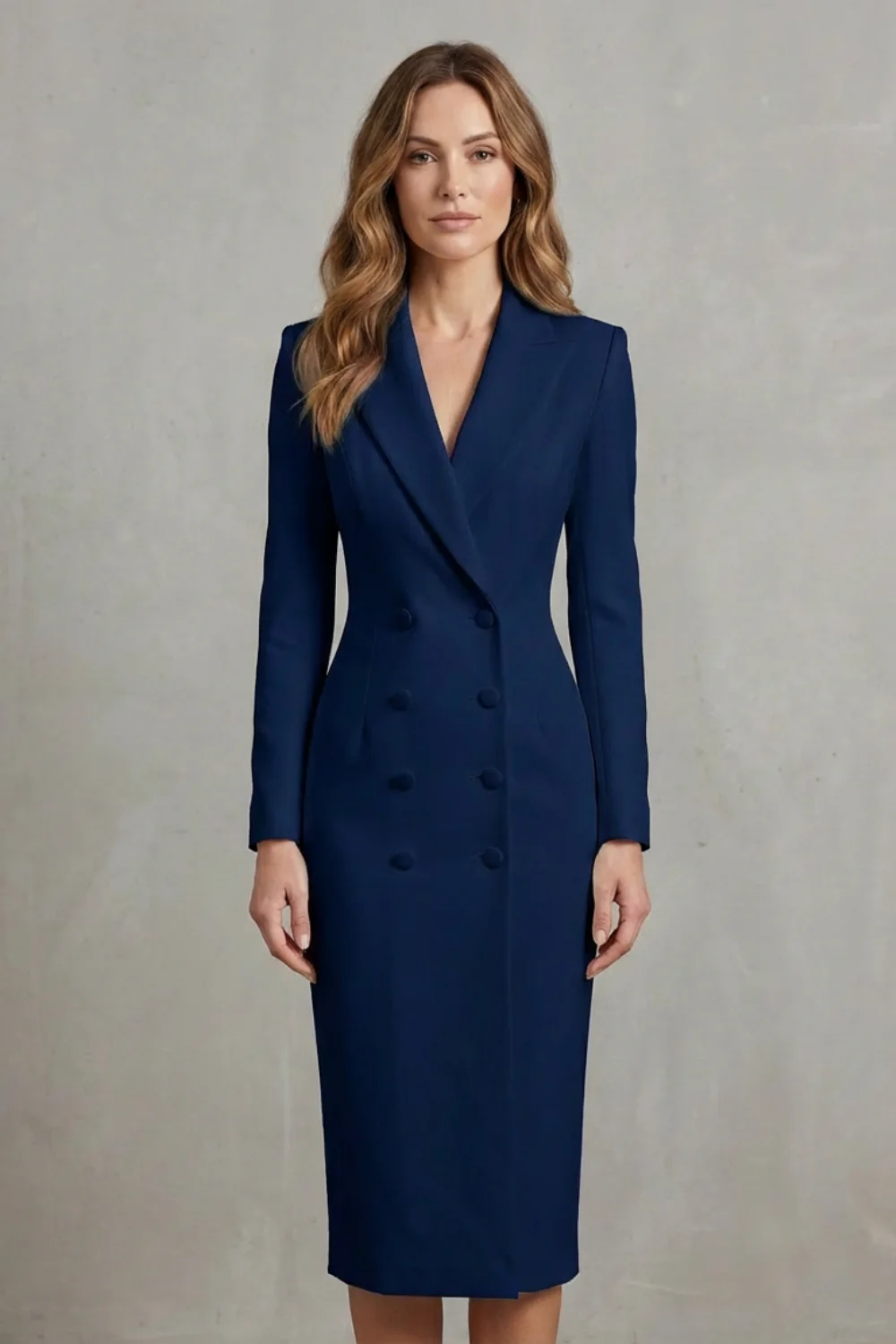 Celeste – Double-Breasted Blazer Dress – Executive Elegance for Power Dressing - Image 10