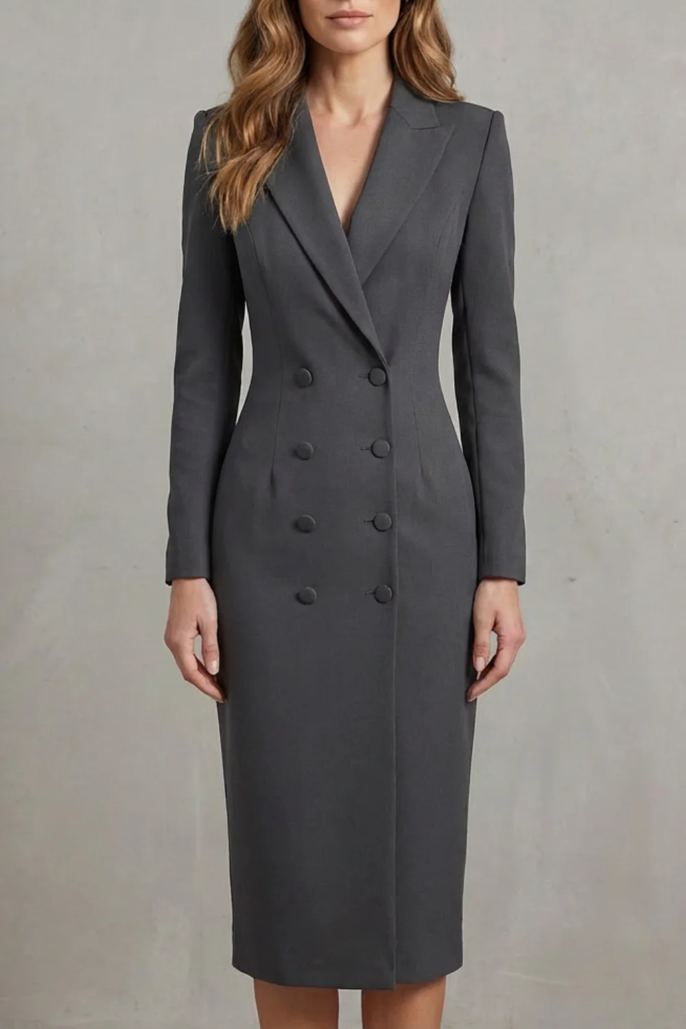 Celeste – Double-Breasted Blazer Dress – Executive Elegance for Power Dressing - Image 13