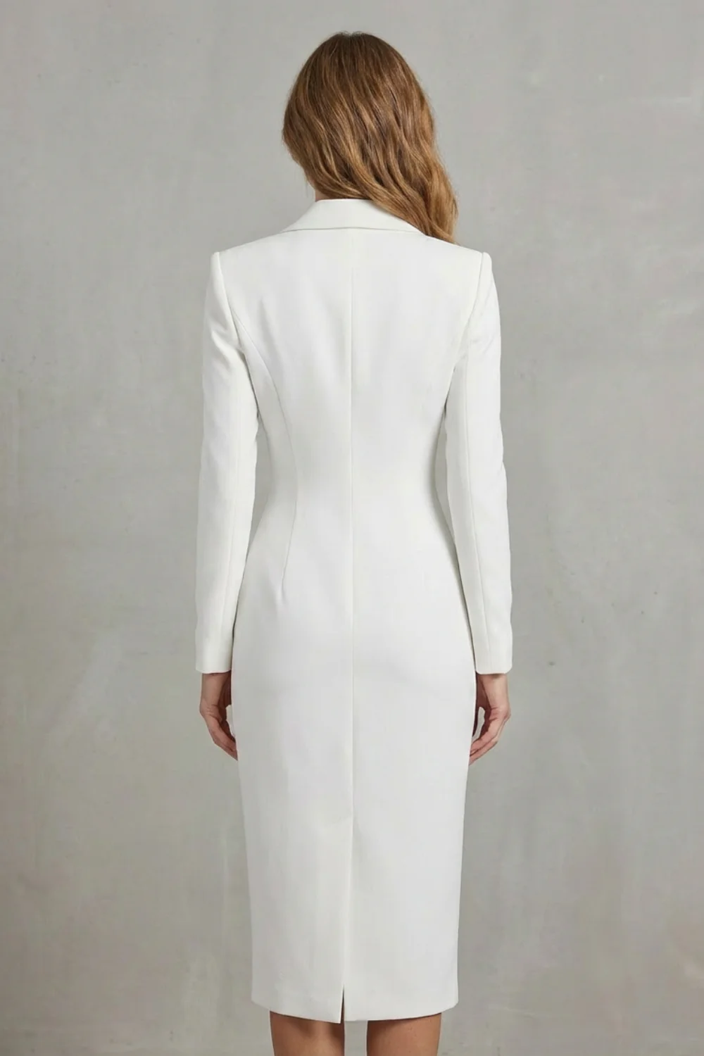 Celeste – Double-Breasted Blazer Dress – Executive Elegance for Power Dressing - Image 4