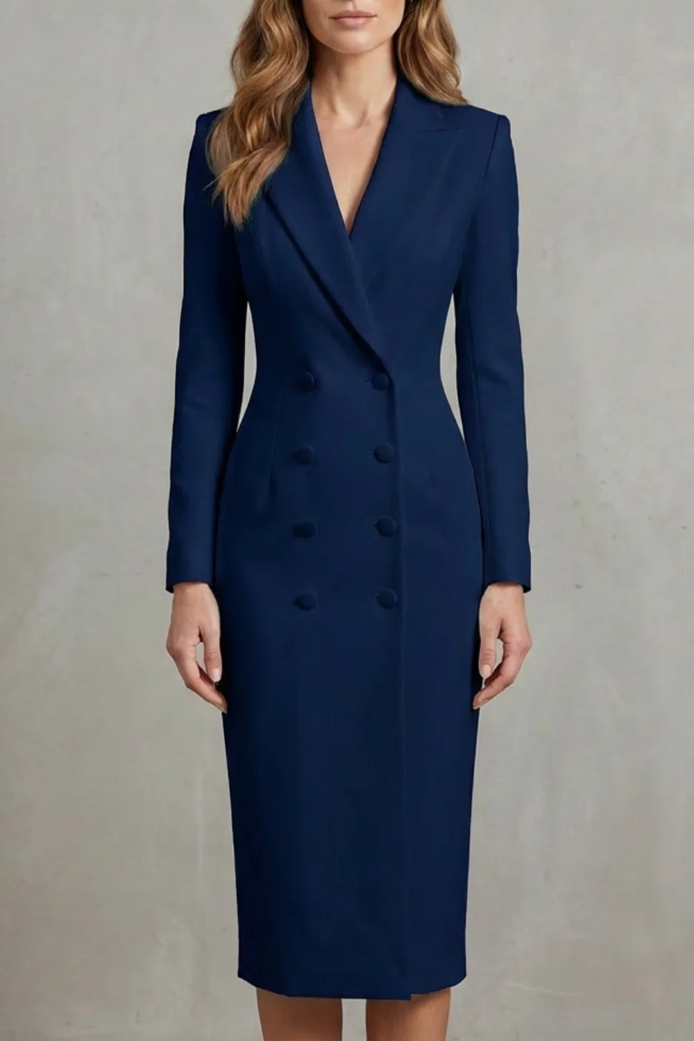 Celeste – Double-Breasted Blazer Dress – Executive Elegance for Power Dressing - Image 9