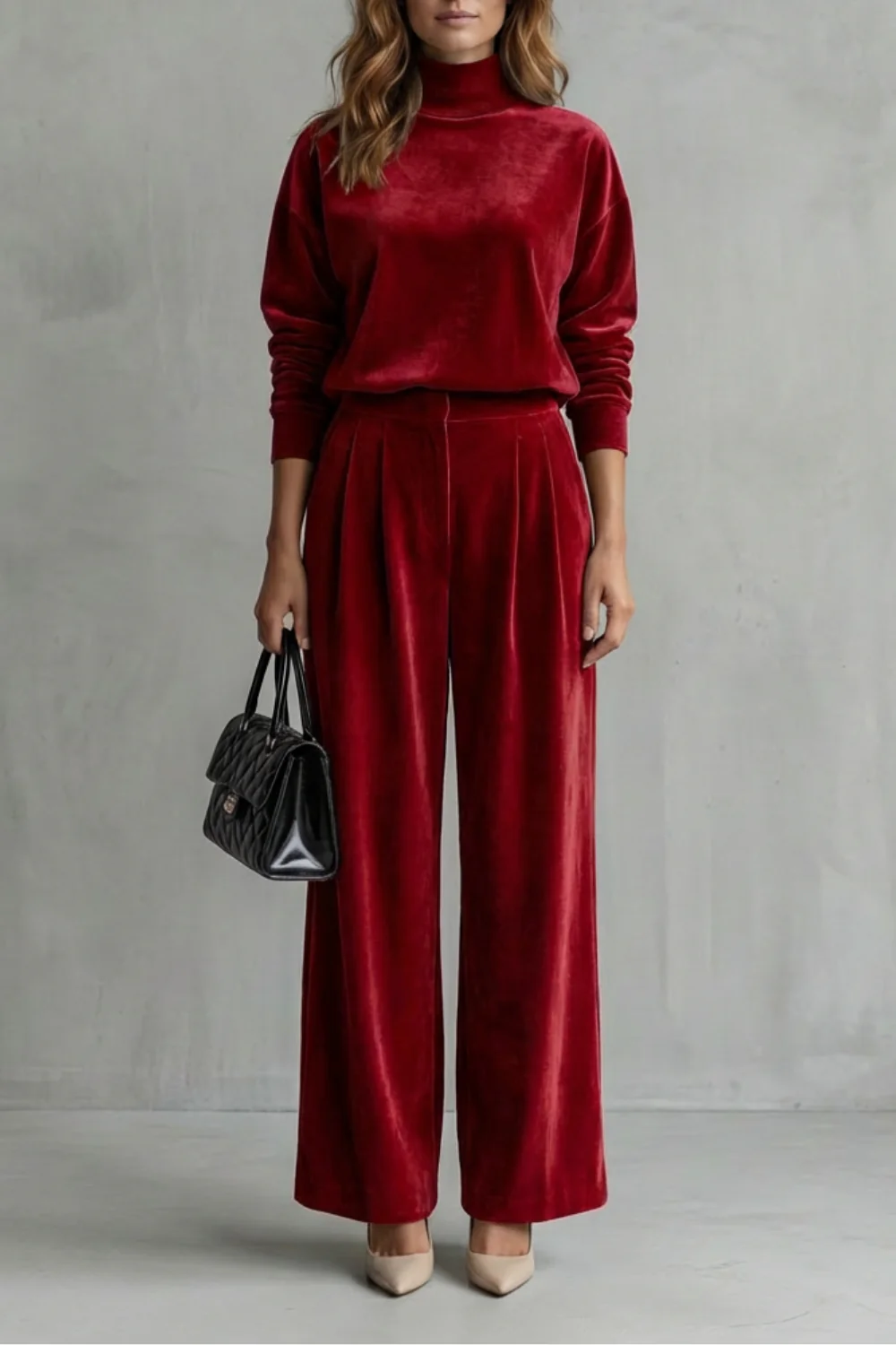 Élianne – Luxe Velour Elegance – Two-Piece Lounge Set - Image 13