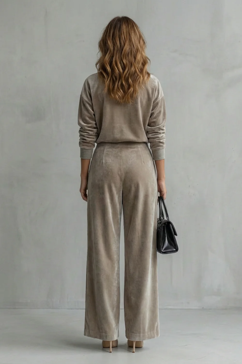 Élianne – Luxe Velour Elegance – Two-Piece Lounge Set - Image 4