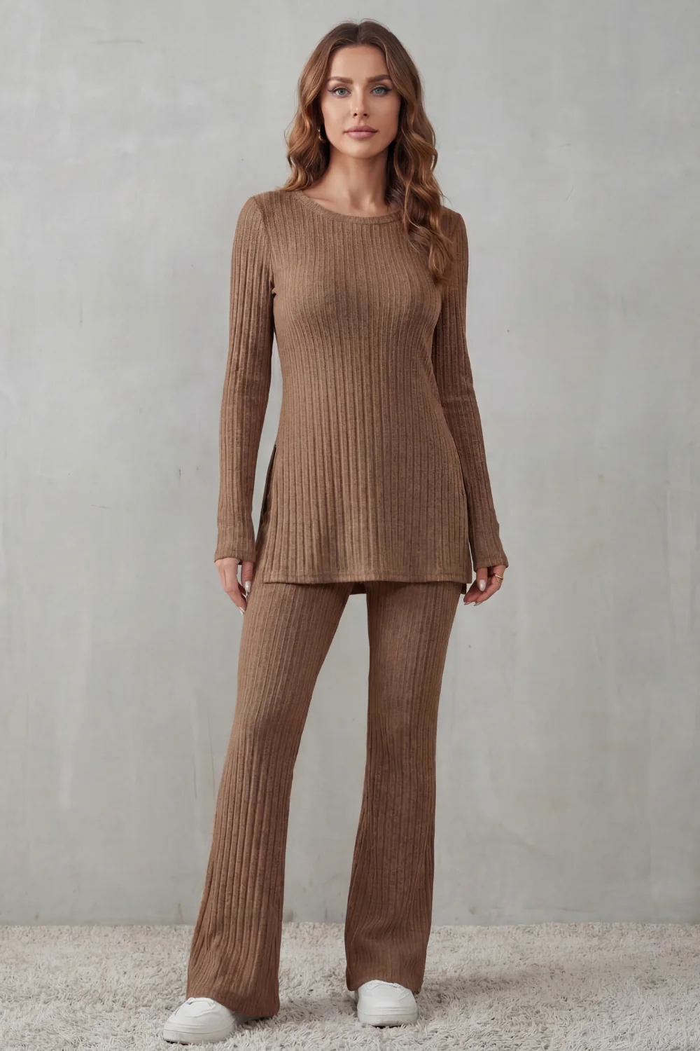 Elisianne – Ribbed elegance – Knit lounge set - Image 10