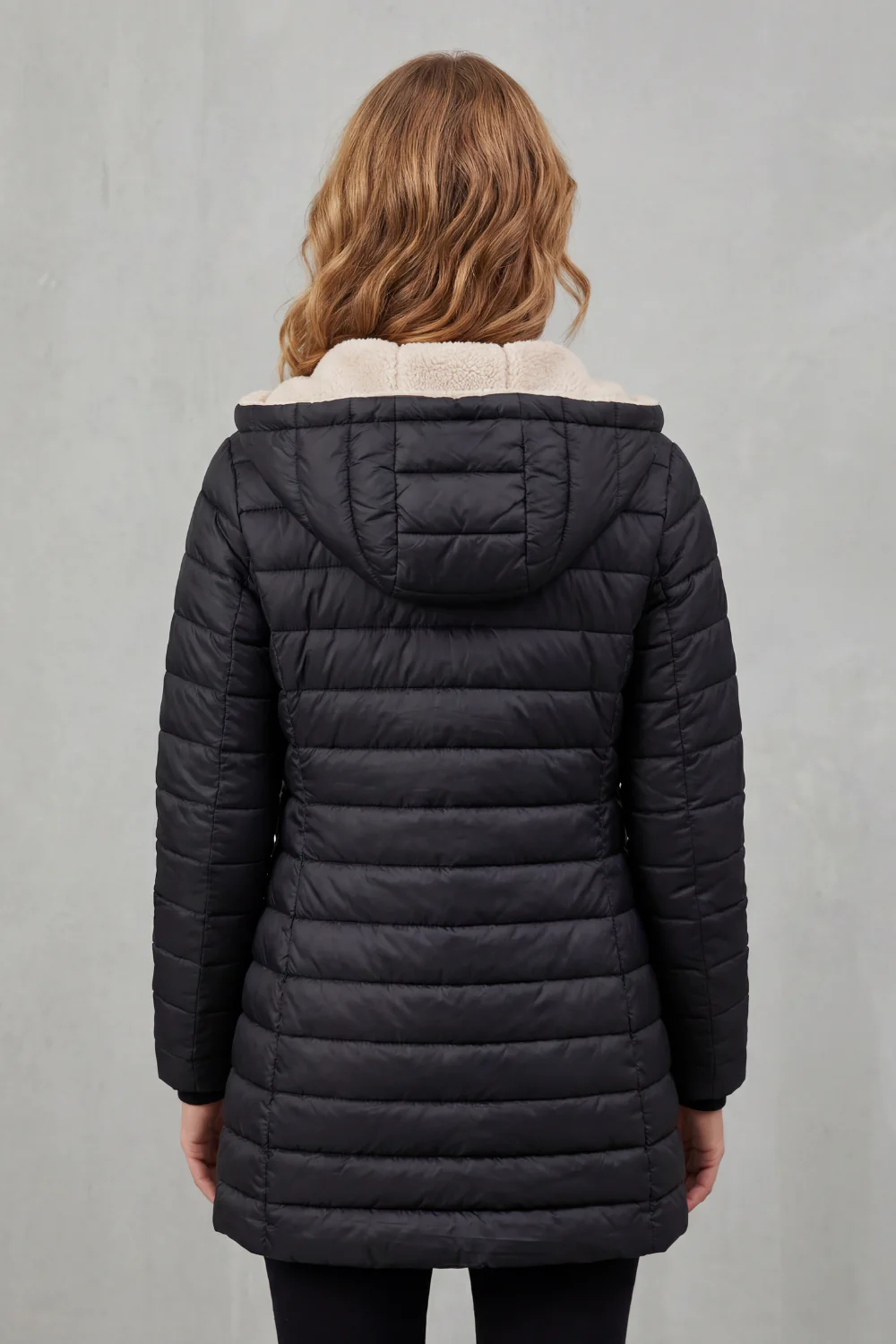 Ellavue – Sherpa lined comfort – Hooded puffer jacket - Image 4