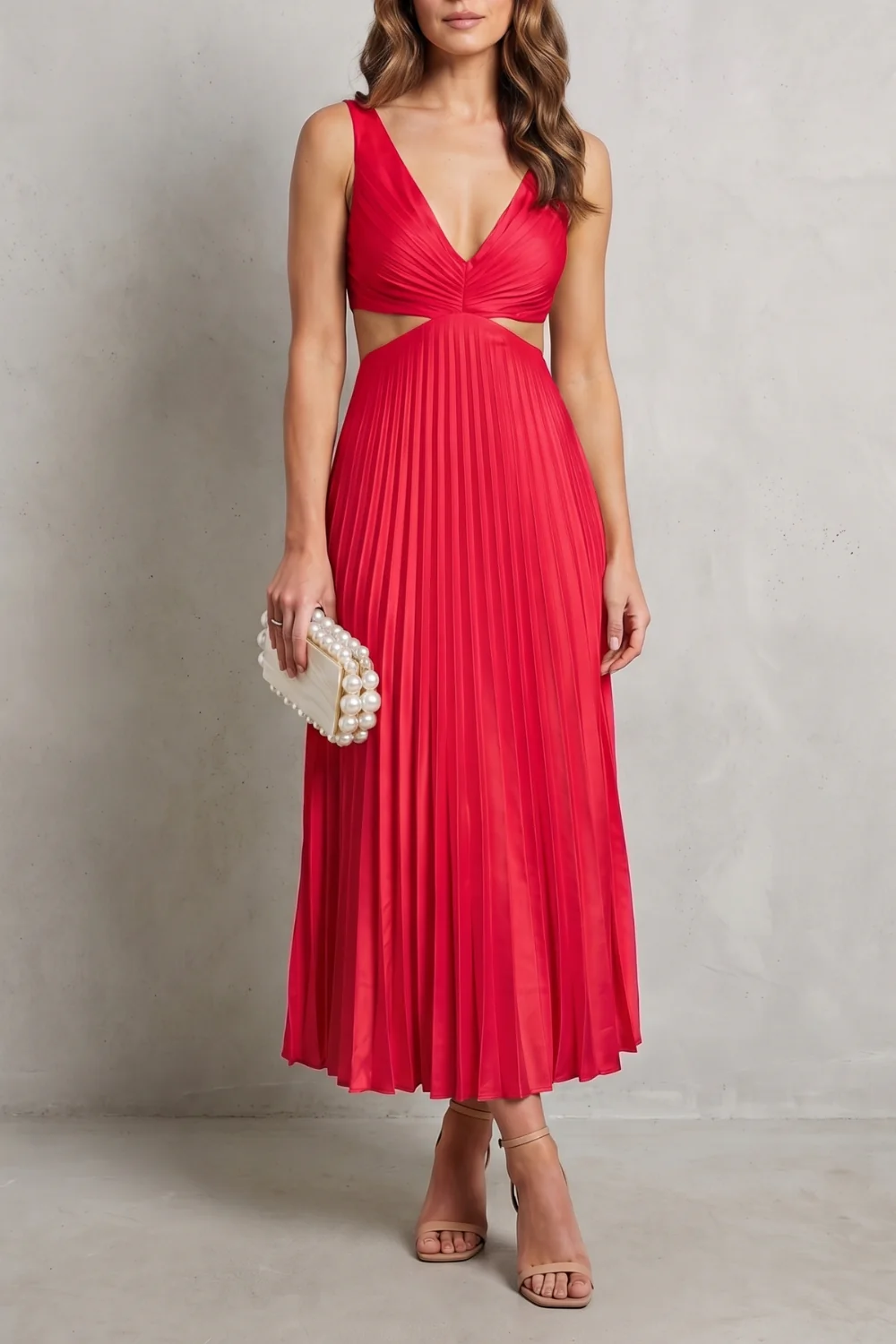 Elodienne – Pleated waist elegance – Maxi dress - Image 11
