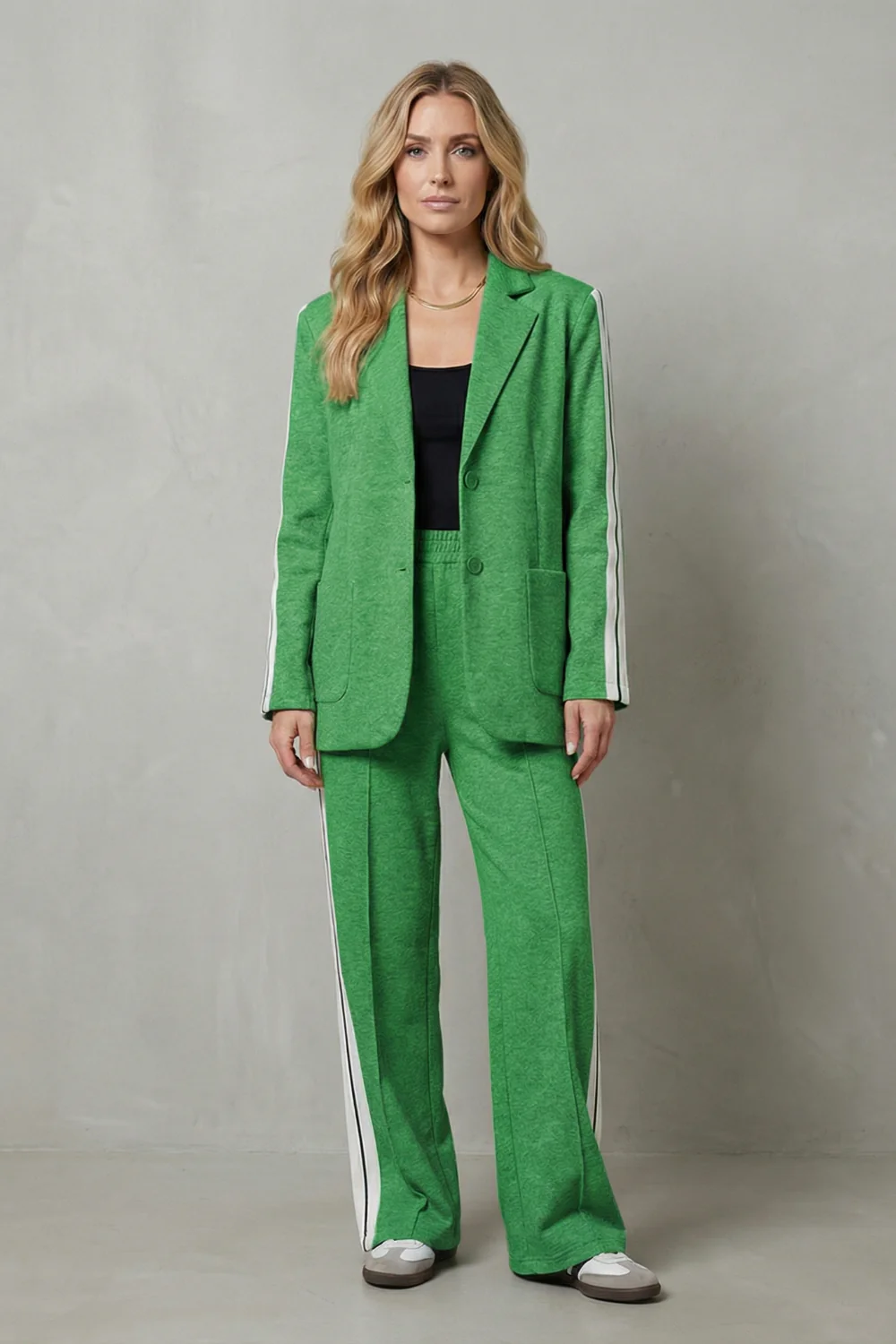 Elvaris – Sporty tailored contrast – Two piece set - Image 14