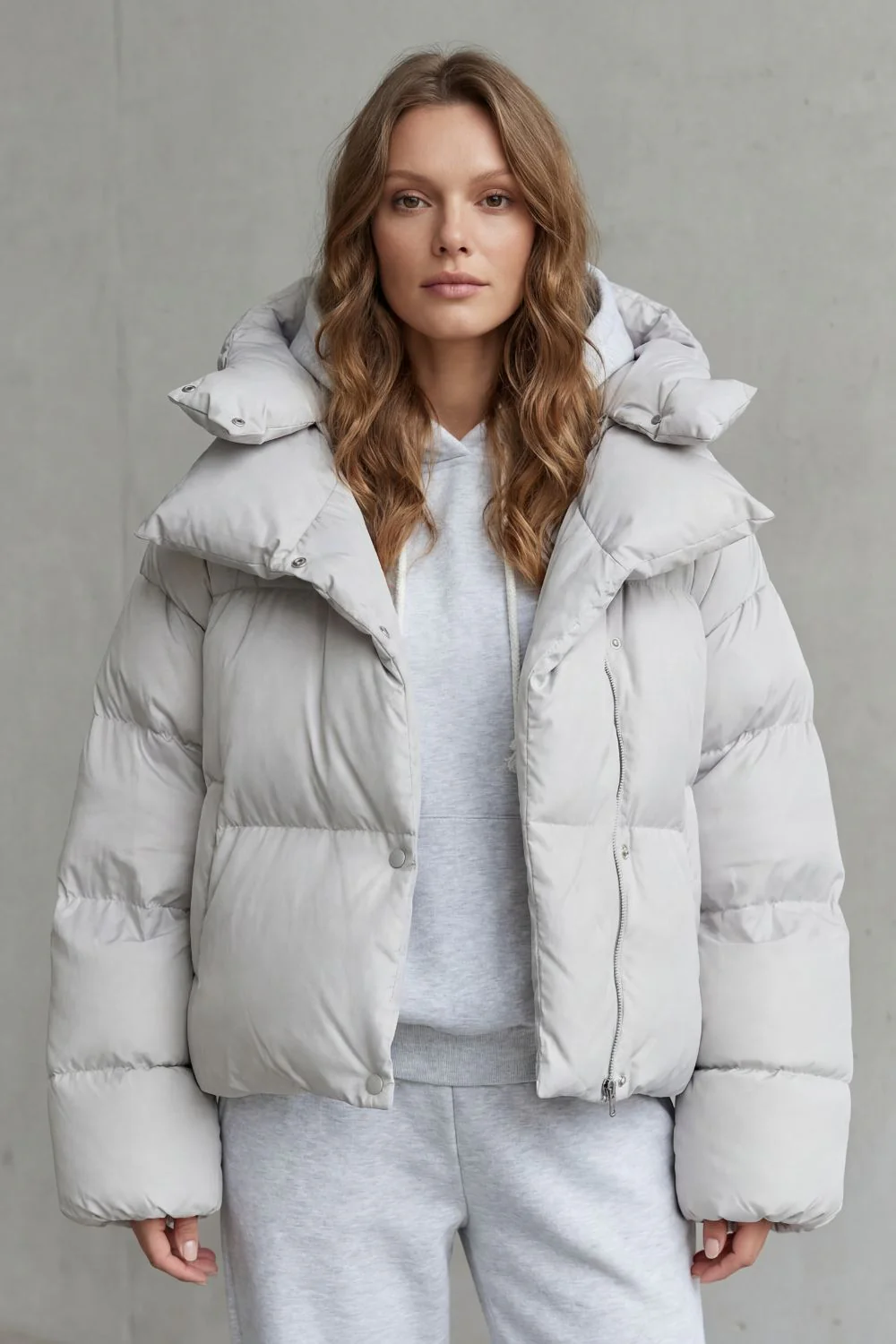 Elvéra – Cloud padded – Cropped puffer jacket - Image 2