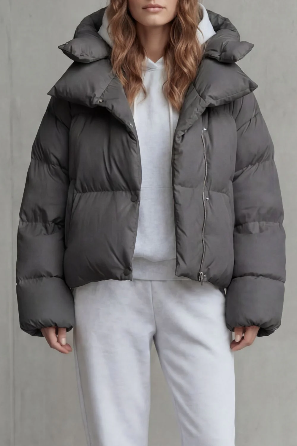 Elvéra – Cloud padded – Cropped puffer jacket - Image 6