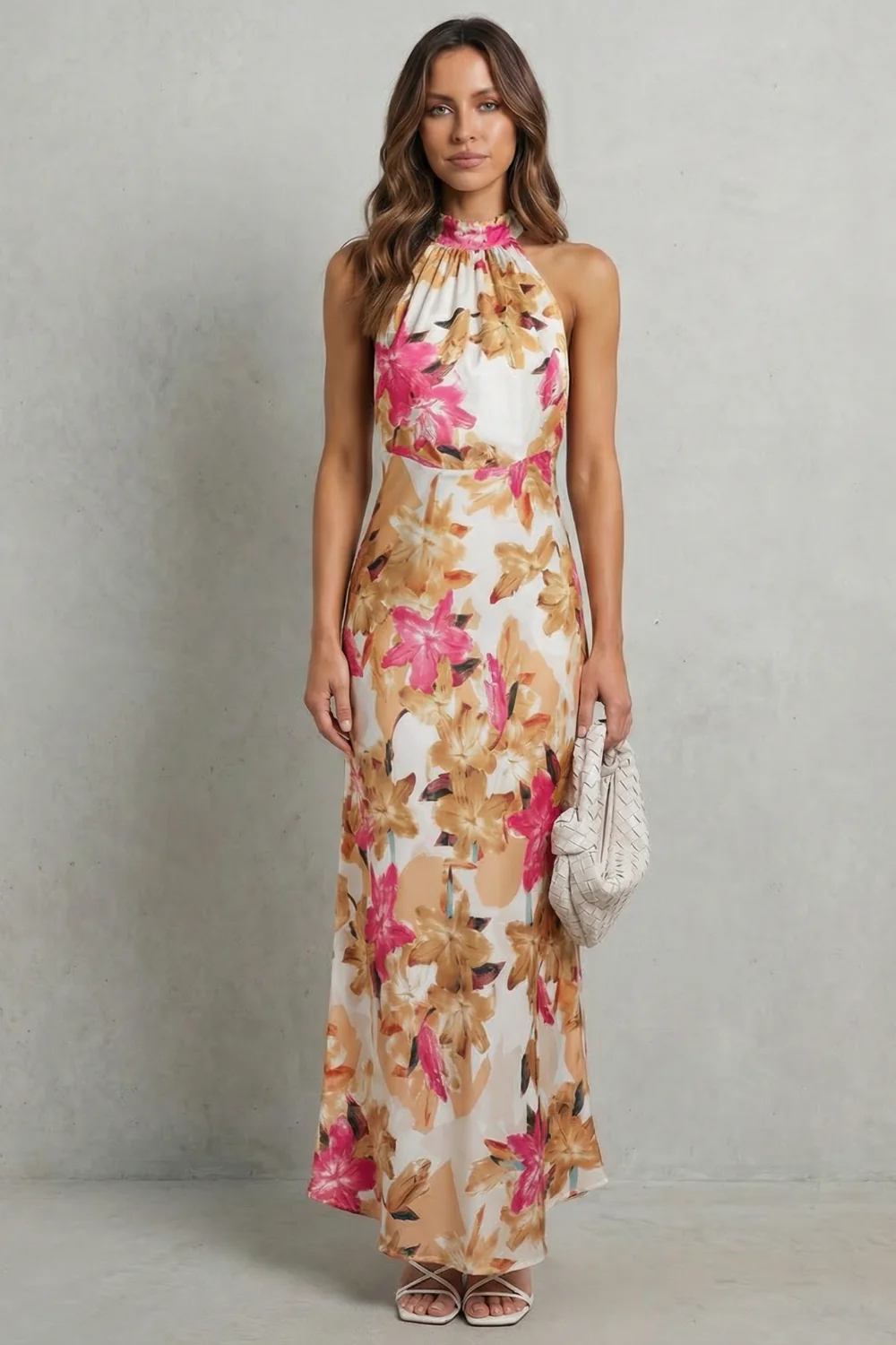 Emberelle – Floral halter elegance – Maxi dress - Image 6