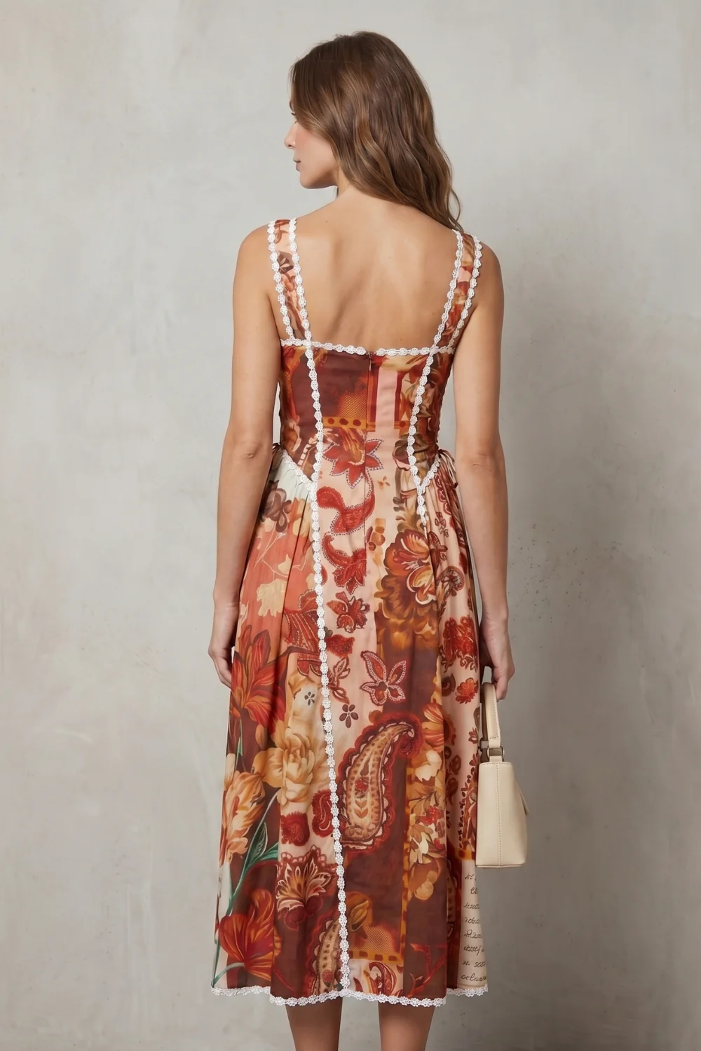 Floréva – Paisley floral charm – Midi dress - Image 4