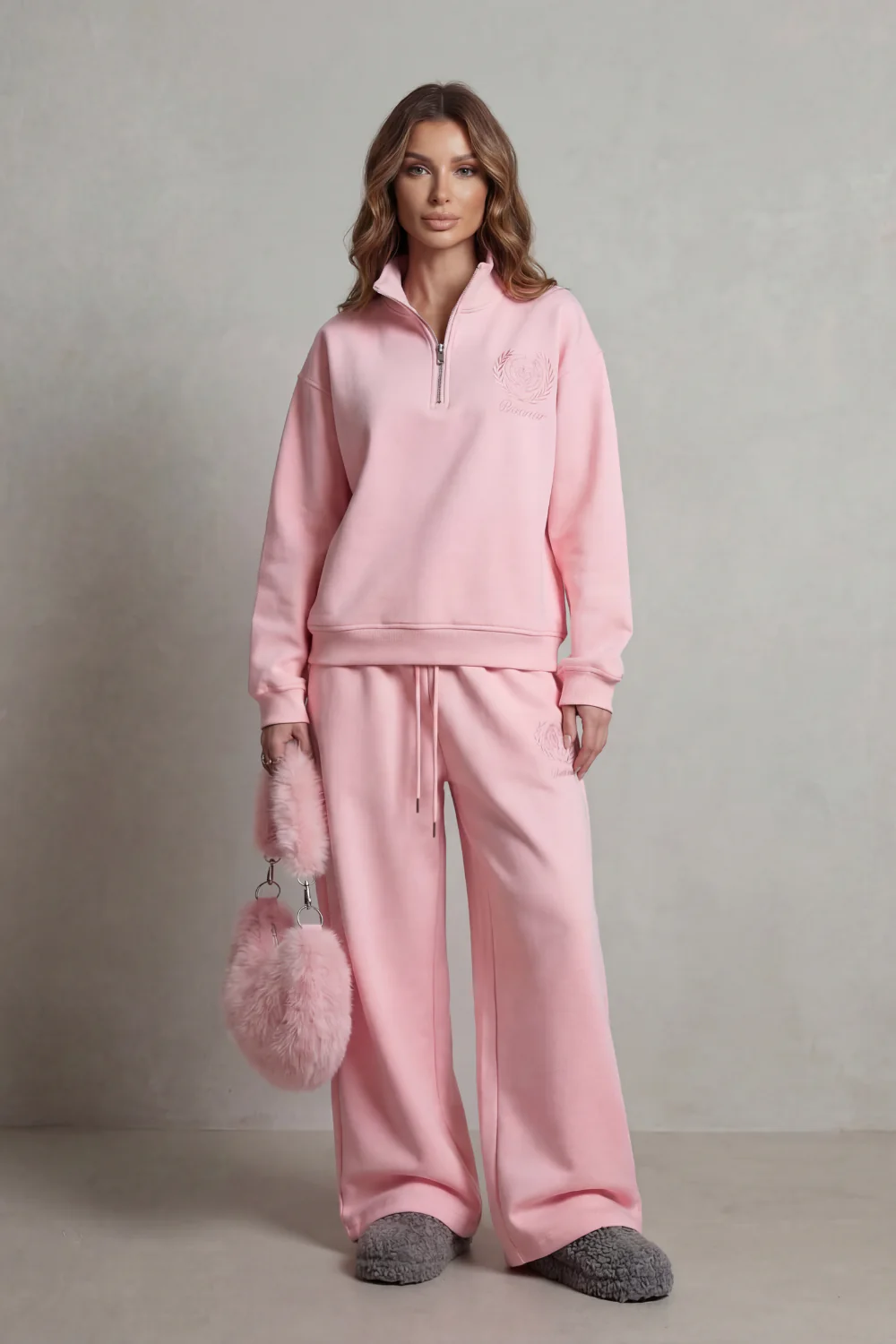 Florevée – Embroidered crest – Zip lounge set - Image 2
