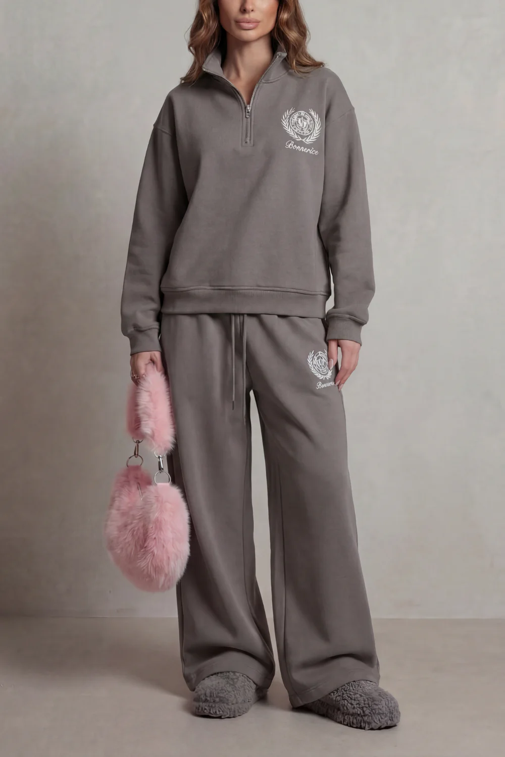 Florevée – Embroidered crest – Zip lounge set - Image 5