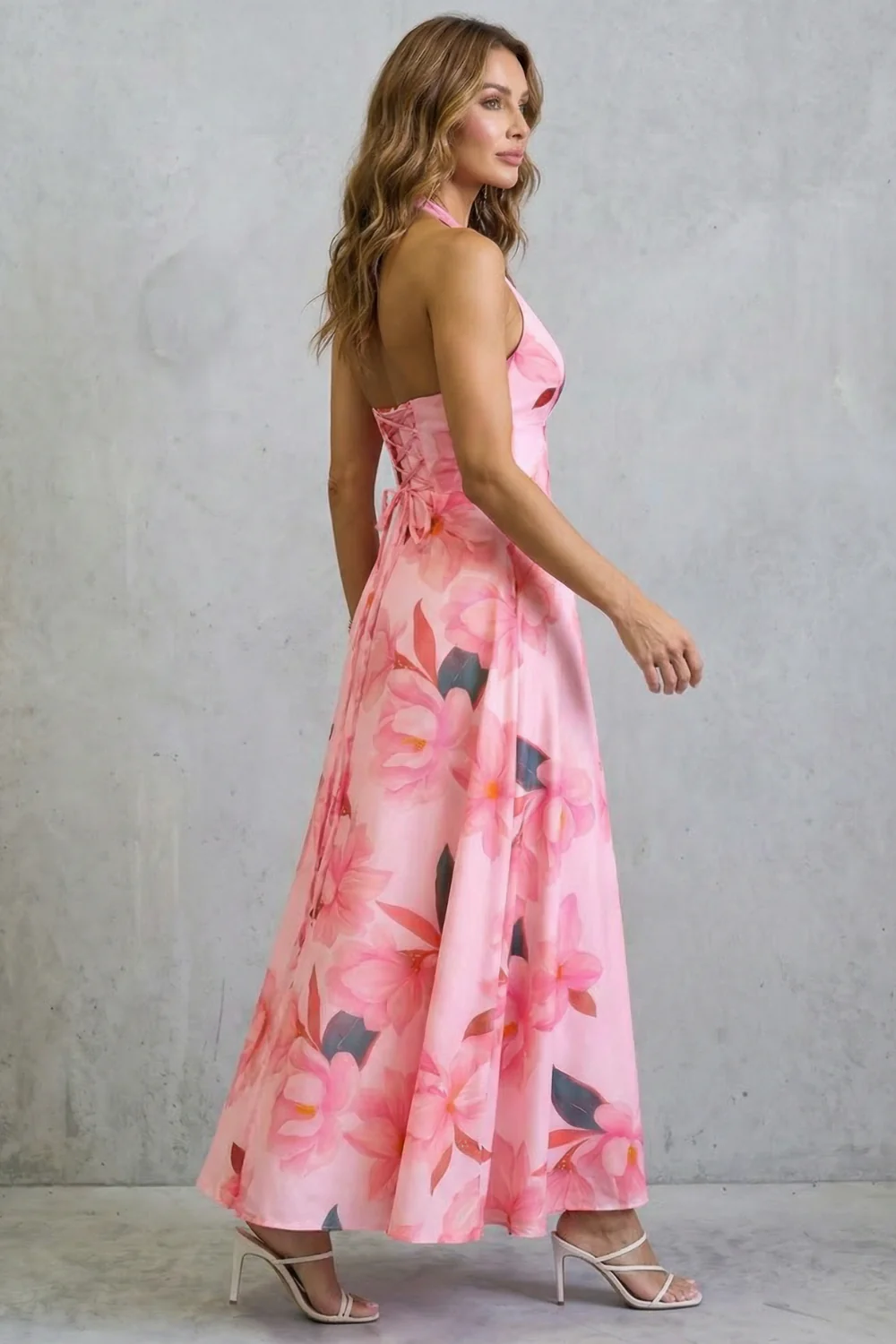 Florévia – Backless floral elegance – Maxi dress - Image 3