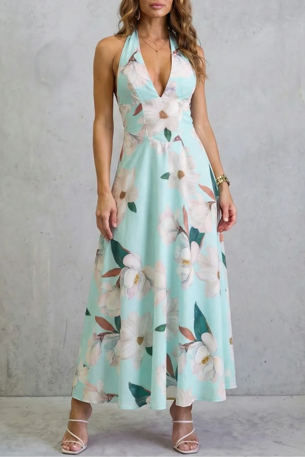 Florévia – Backless floral elegance – Maxi dress - Image 7