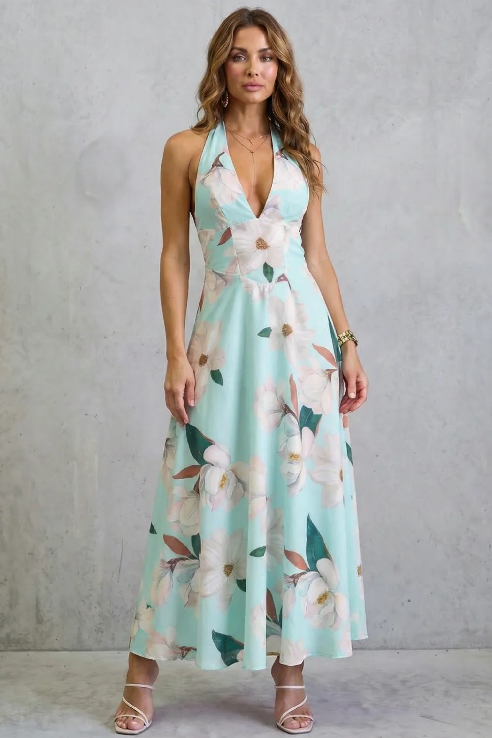Florévia – Backless floral elegance – Maxi dress - Image 8