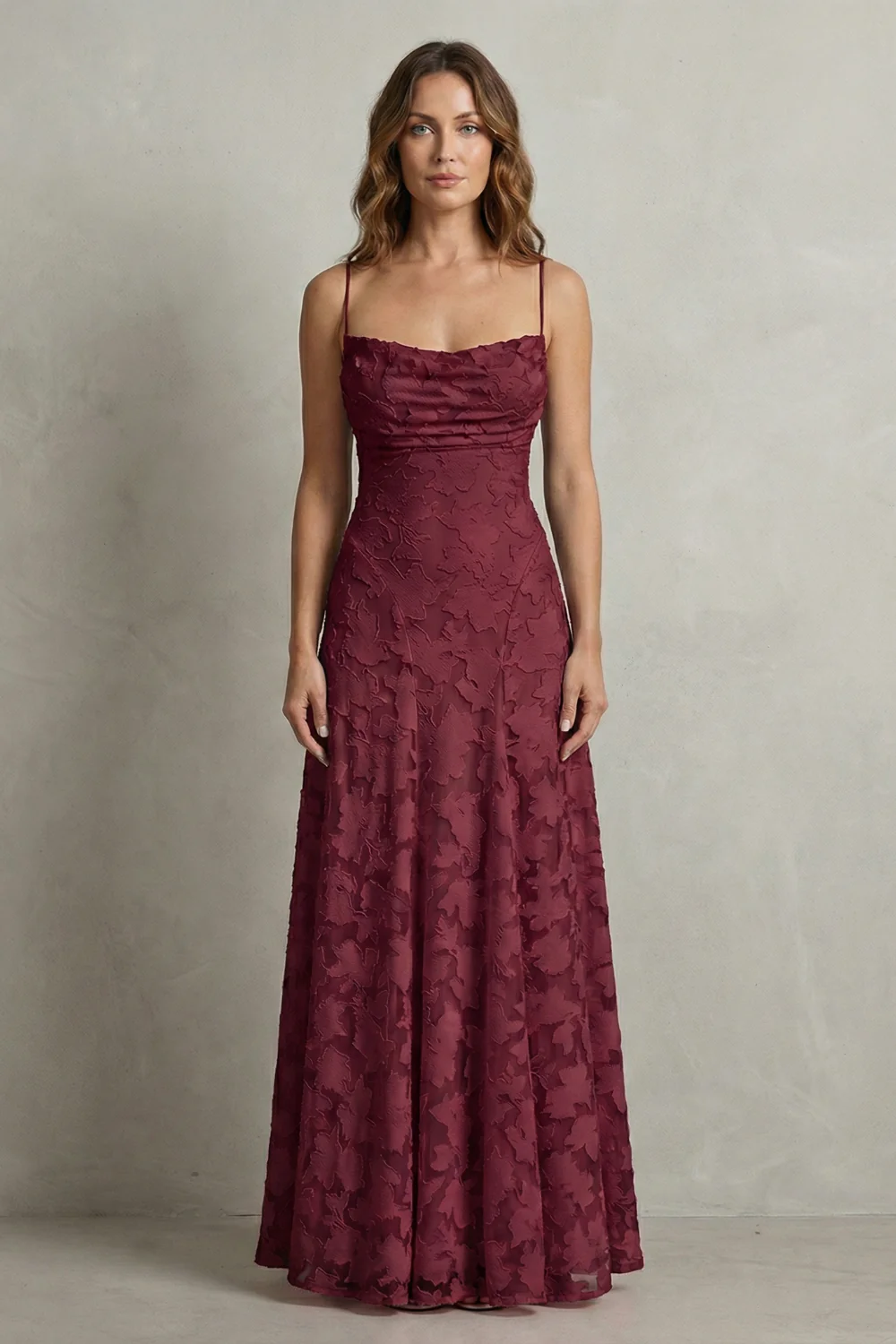 Florielle – Romantic floral silhouette – Sleeveless maxi dress - Image 5