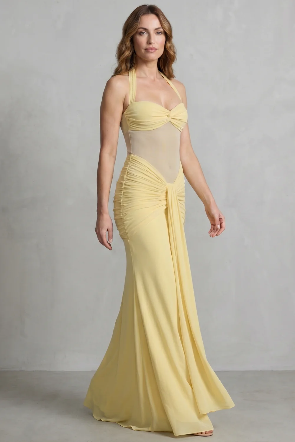 Ginalisse – Draped sculpt elegance – Maxi dress - Image 3