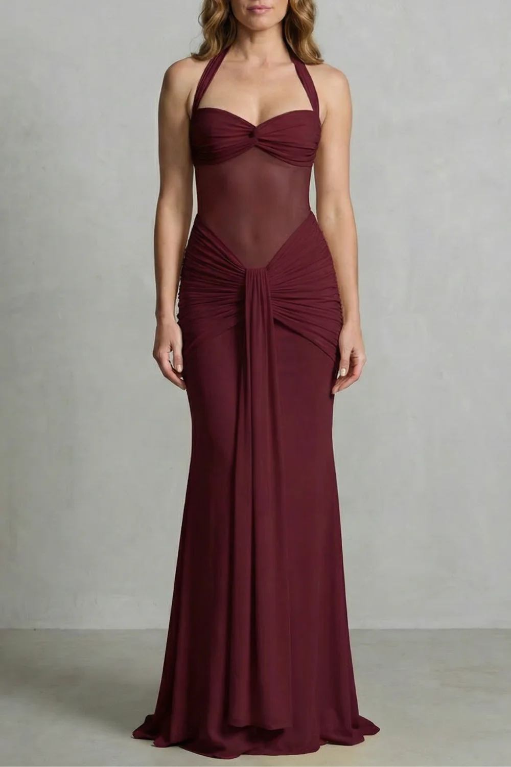 Ginalisse – Draped sculpt elegance – Maxi dress - Image 5