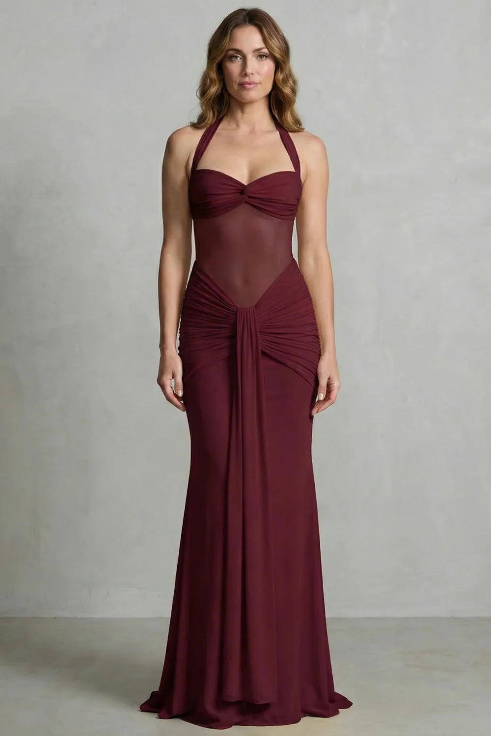 Ginalisse – Draped sculpt elegance – Maxi dress - Image 6