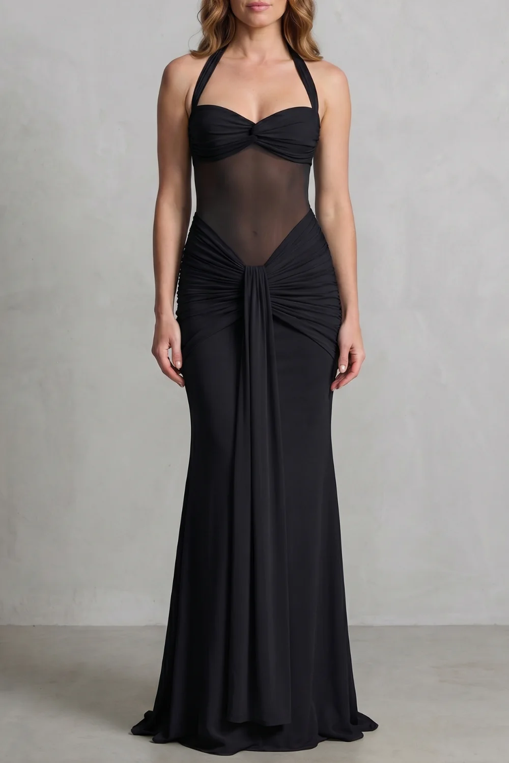 Ginalisse – Draped sculpt elegance – Maxi dress - Image 7