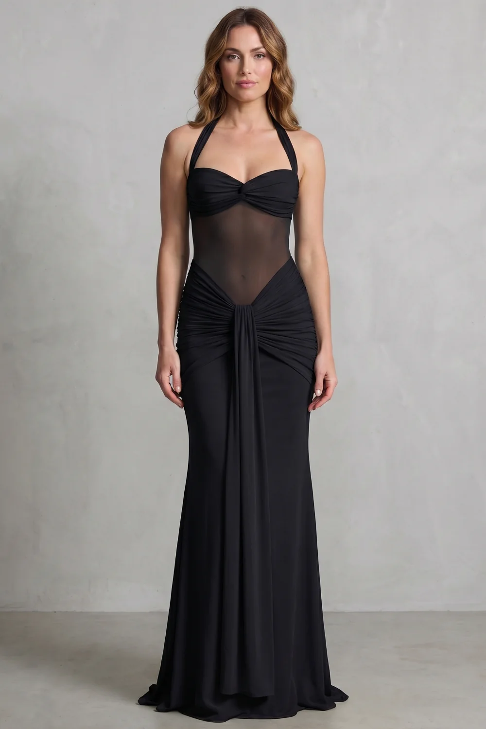 Ginalisse – Draped sculpt elegance – Maxi dress - Image 8