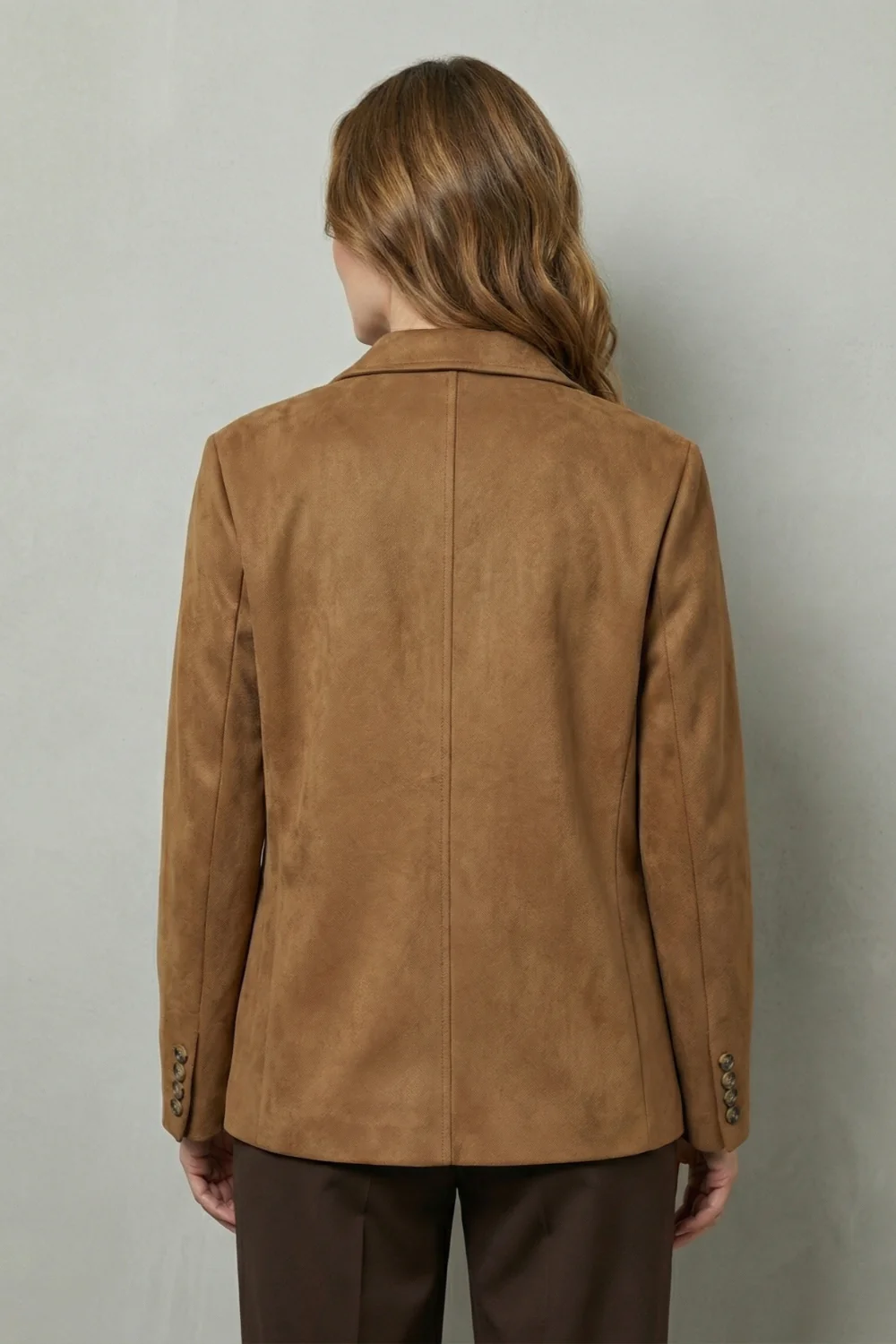 Giulietta – Structured shoulders – Suede blazer - Image 4