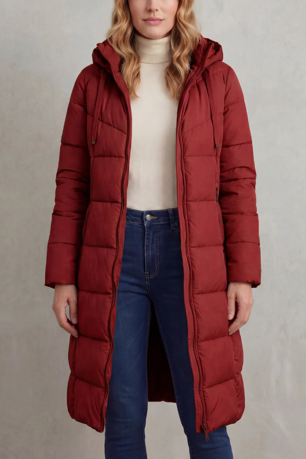 Langley – Warm Women’s Longline Puffer Jacket - Image 5